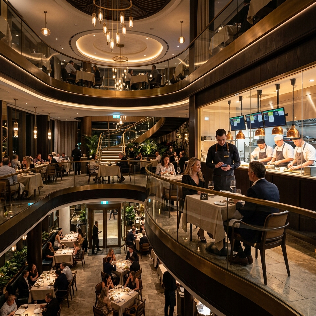 Full Service Multi-Floor Restaurant Table Management with Captain App